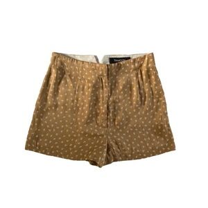 Thakoon High Rise Floral Print Silk Blend Shorts